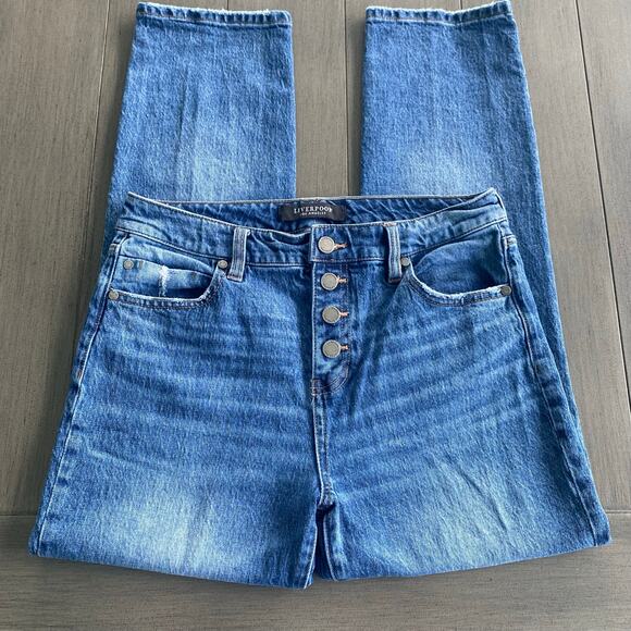 Liverpool Los Angeles Denim - Liverpool Los Angeles Button Fly Jeans • Women’s Size 4 • 26” Inseam